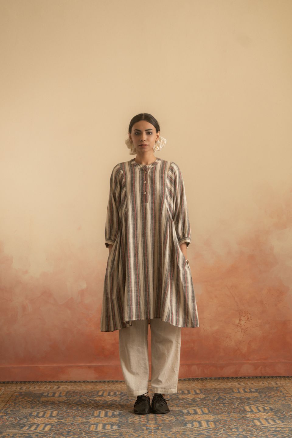 Striped Dress (Kala Cotton)