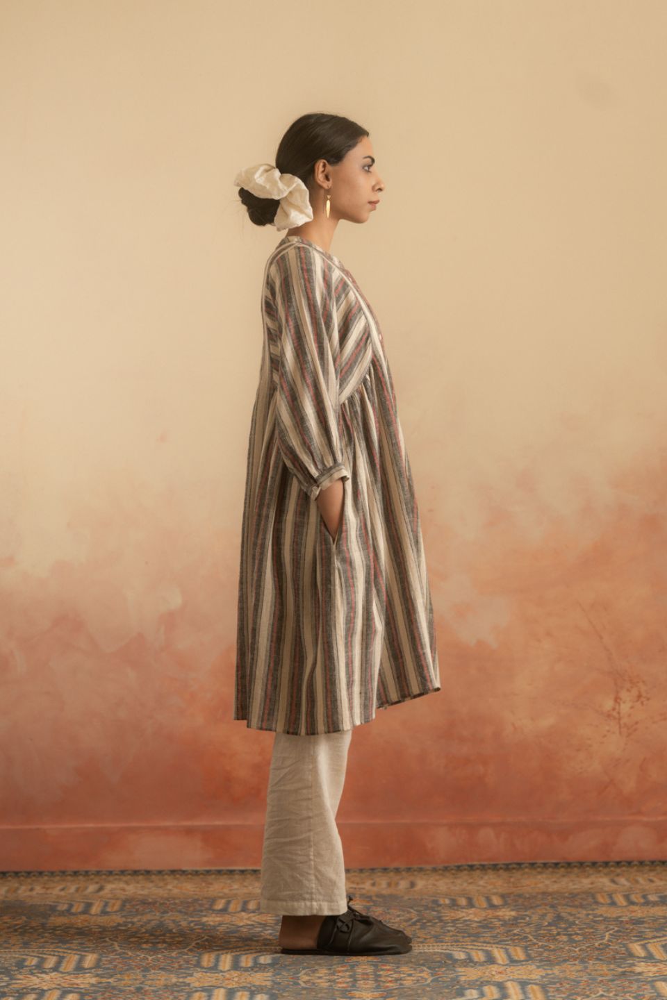 Striped Dress (Kala Cotton)