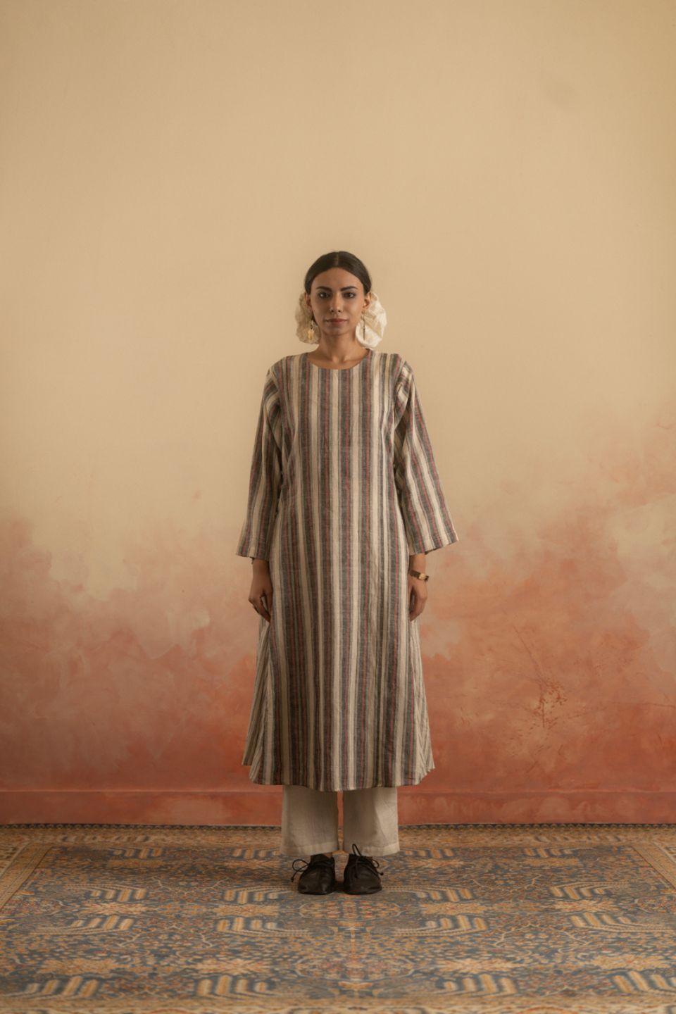 Kala Cotton Kali Kurta