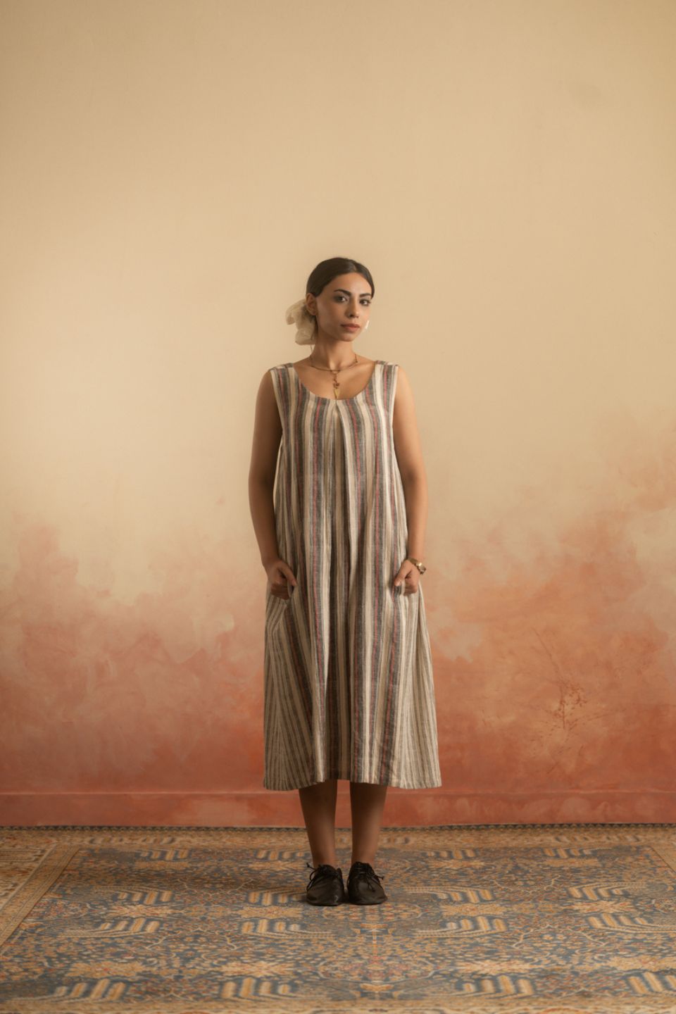 Kala Cotton Sleeveless Dress