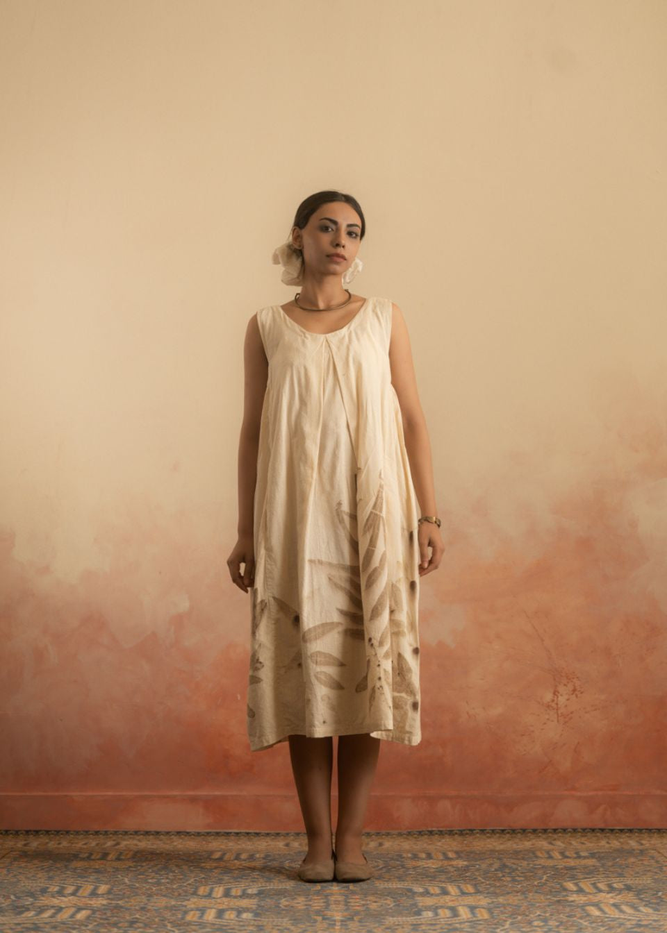 Safeda Sleeveless Dress (Organic Cotton)