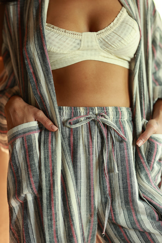 Kala Cotton Striped Pyjamas