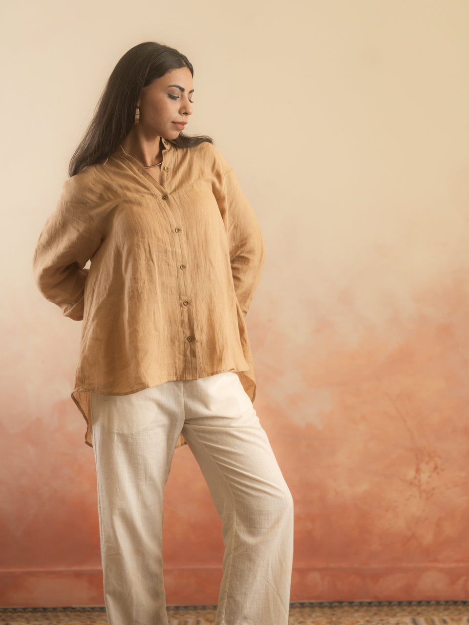 Tea Linen Shirt