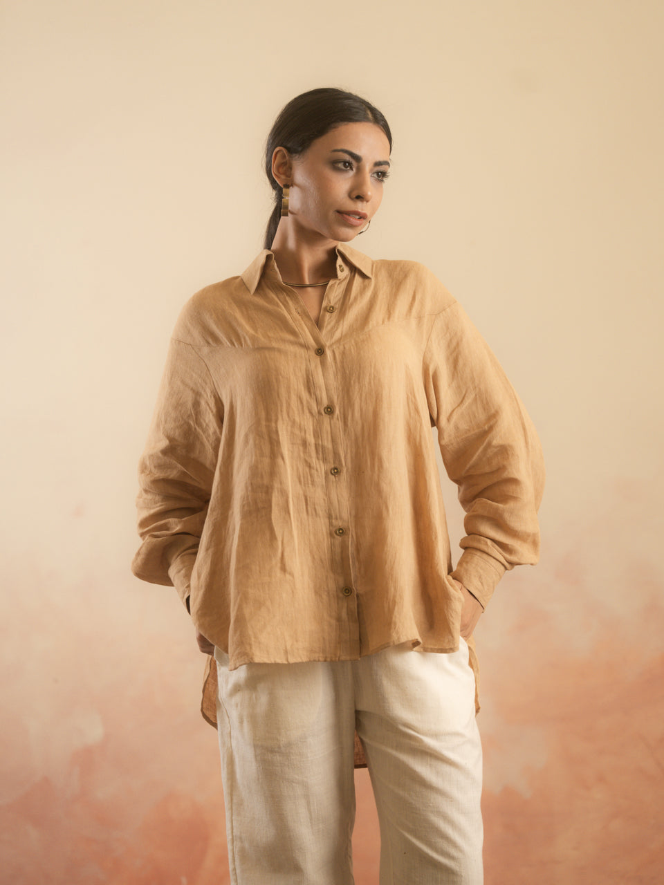 Tea Linen Shirt