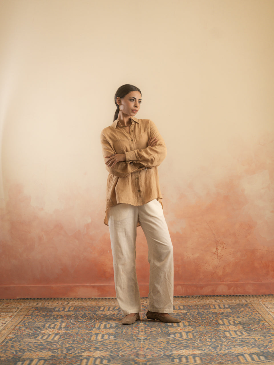 Tea Linen Shirt