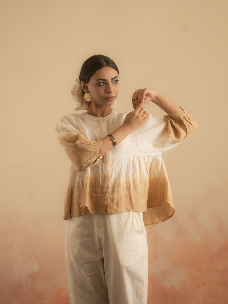 Ombre Tea Shirt (Linen)