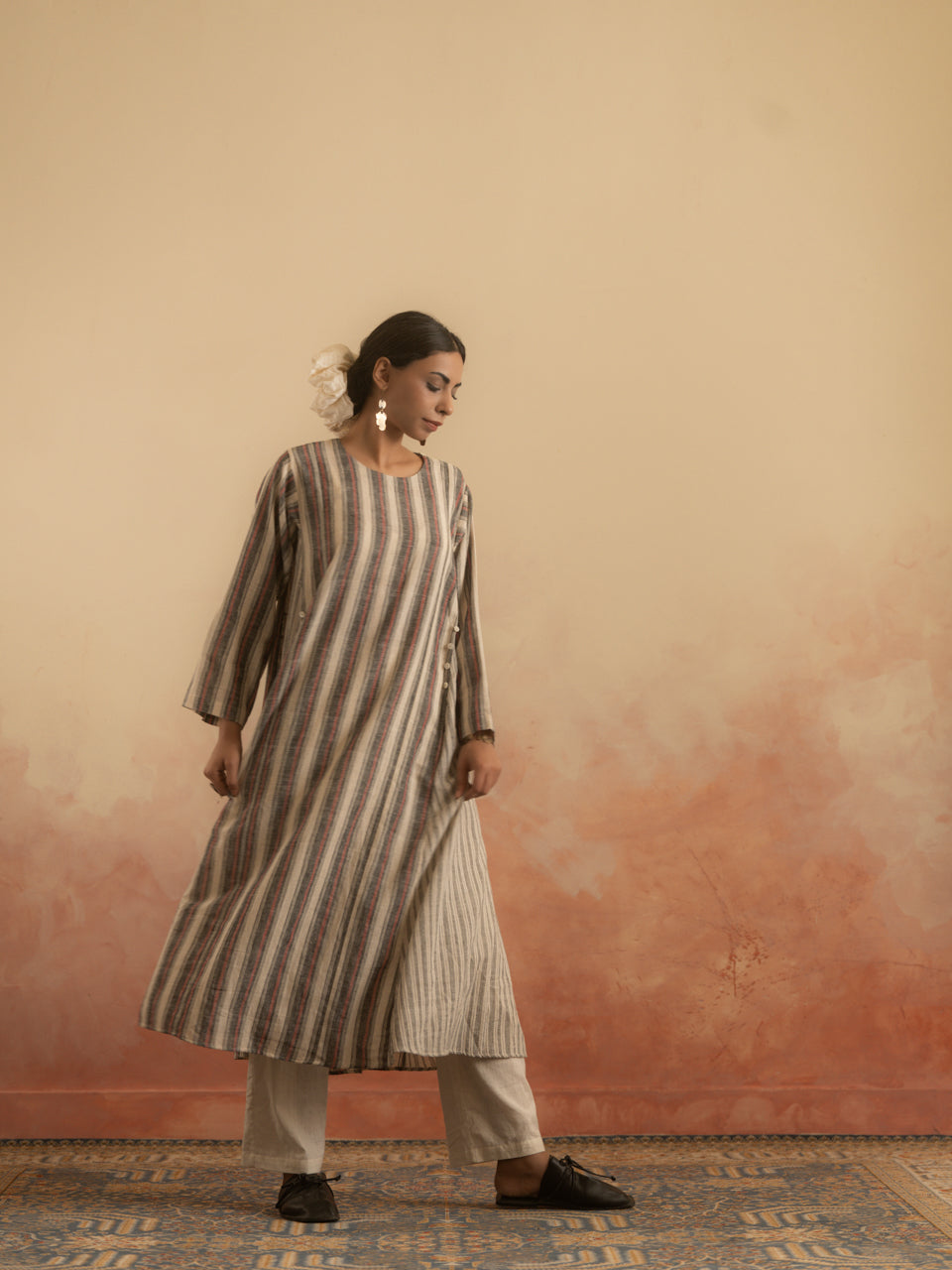 Kala Cotton Kali Kurta