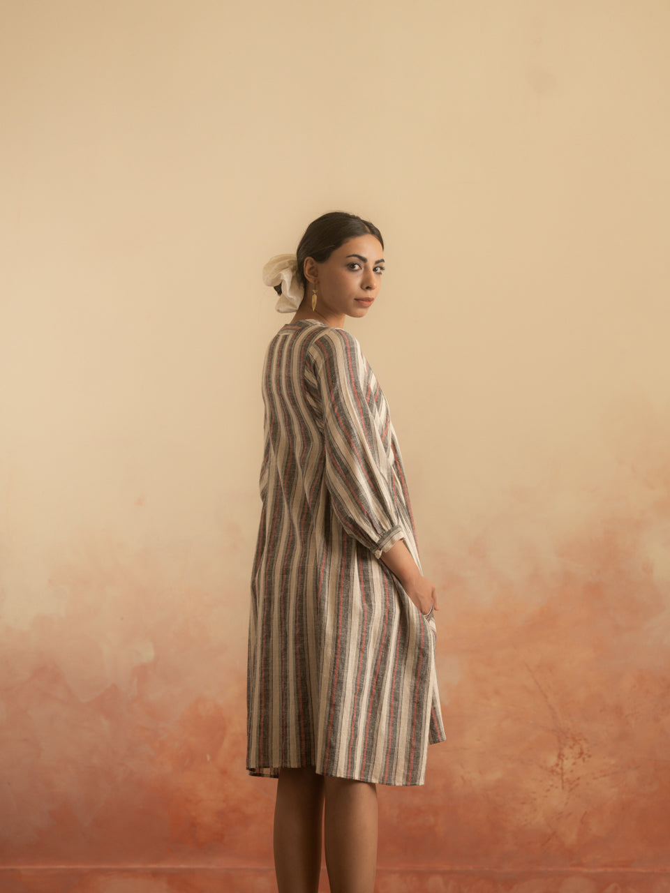 Striped Dress (Kala Cotton)