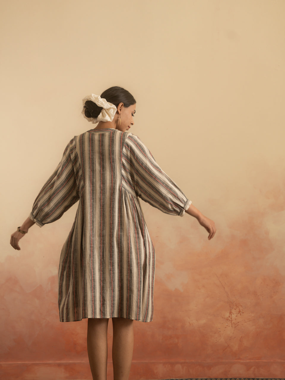 Striped Dress (Kala Cotton)