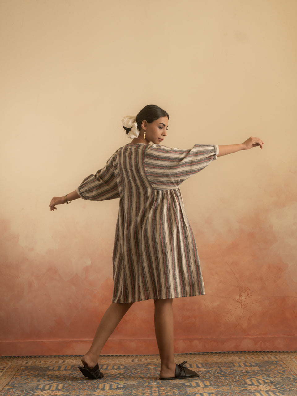 Striped Dress (Kala Cotton)